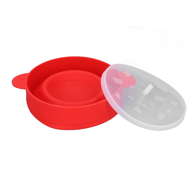 Large Microwave Popcorn Popper with Lid Handle BPA Free Foldable