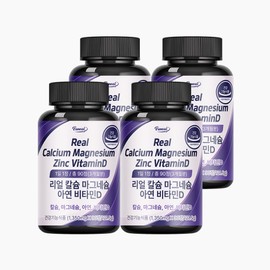 Furnit Lee Sangwoo Real Calcium Magnesium Zinc Vitamin D Bone Health Dental Health 90 tablets, 4 pieces / 퍼니트 이상우 리얼 칼슘 마그네슘 아연 비타민D 뼈건강 치아건강 90정, 4개