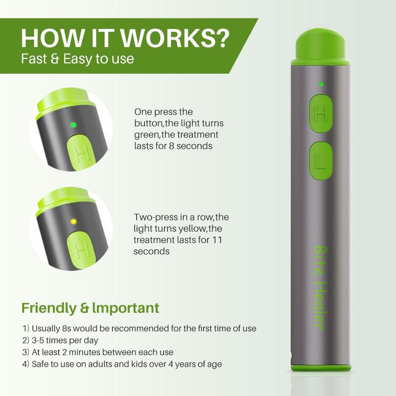 AYHDRN Insect Bite Sting Relief Device, | Chemical-Free Itch Swelling