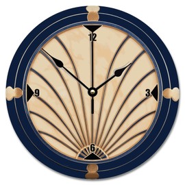 godblessign Classic Art Decor Style Wall Clock Unique Large Wall Clocks Battery Operated 10 Inch Silent Retirement Home Decor Wall Decor for Bedroom Living Room Kitchen School Office