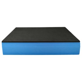 vhbw Foam Insert Compatible with Bosch Sortimo L-Boxx Tool Box - Hard Foam/PE Foam, 60 mm, Blue, Charcoal Grey