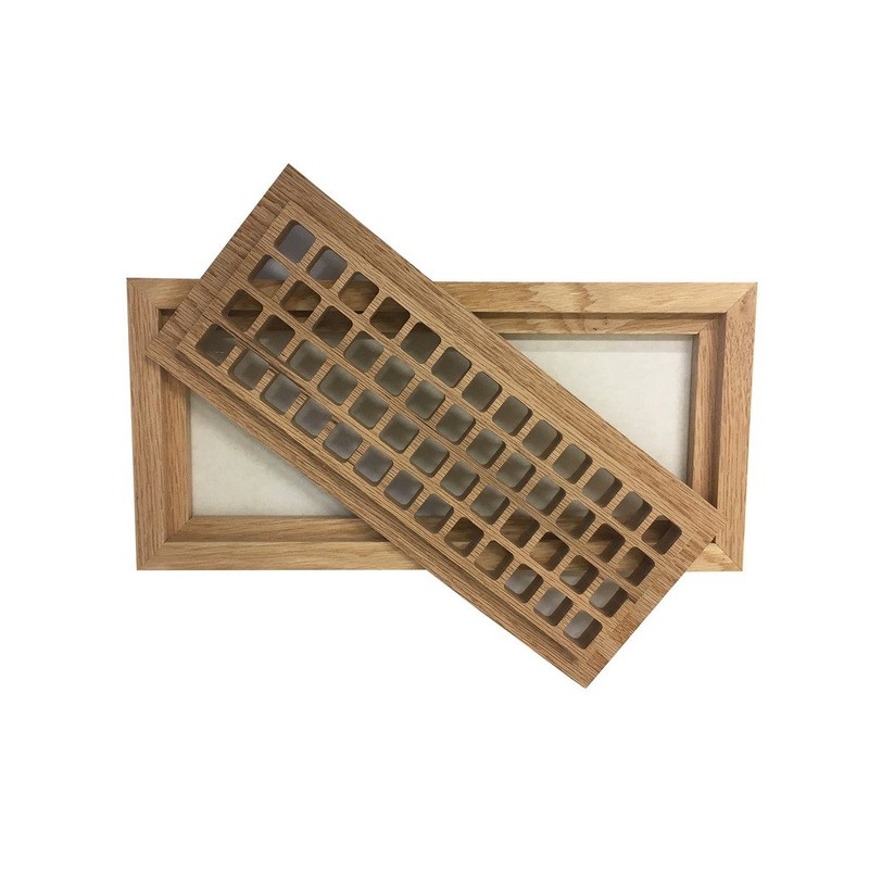 4 Inch x 12 Inch White Oak Hardwood Vent Floor