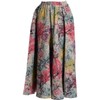 Marai Skirt, Long Skirt, Pattern, Flared Skirt, Maxi Length, Long,