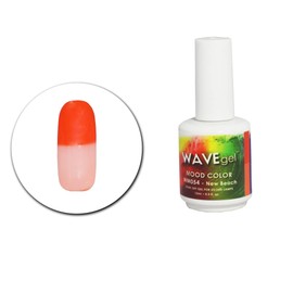 WAVEGEL Color Changing Nail Gel Polish - Mood Collection - #054 New Beach I 0.5 Oz