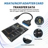 EuAcesry NGFF SSD to SATA3 Adapter and Enclosure for SSD,
