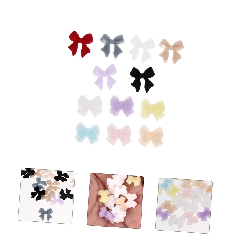 Vaguelly 2 Stereoscopic Manicure Bowknots Nail Art Supplies for Creative