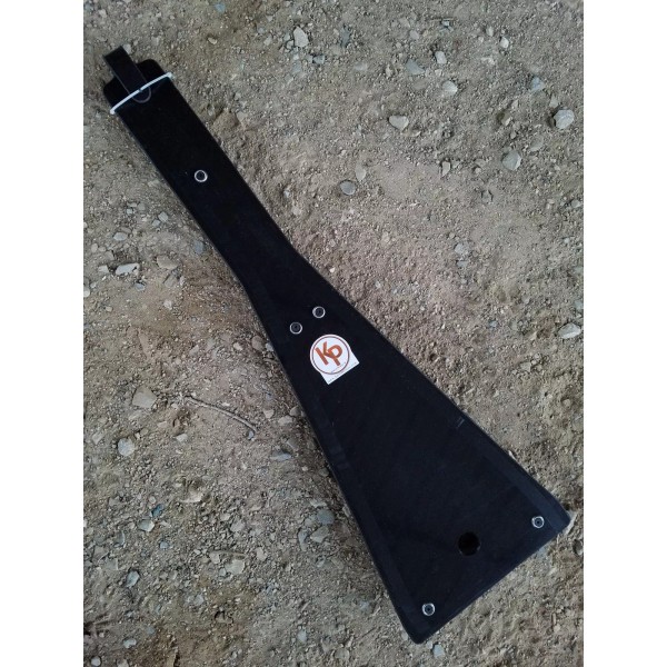 Kased Plates '86-'89 HONDA TRX250R 3MM BLACK Lifetime Warranty Poly