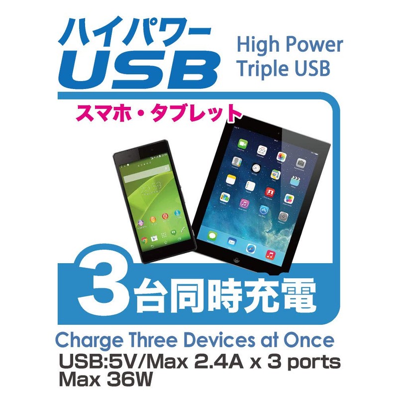 Seikosangyo EM-162 EXEA Monitor USB Socket, 3 USB + 1