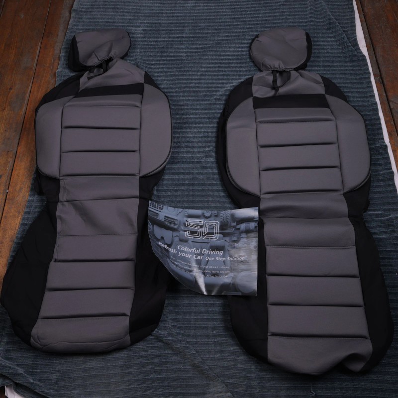 5D 6PCS Elegance Universal Fit Two Front Car Seat Covers