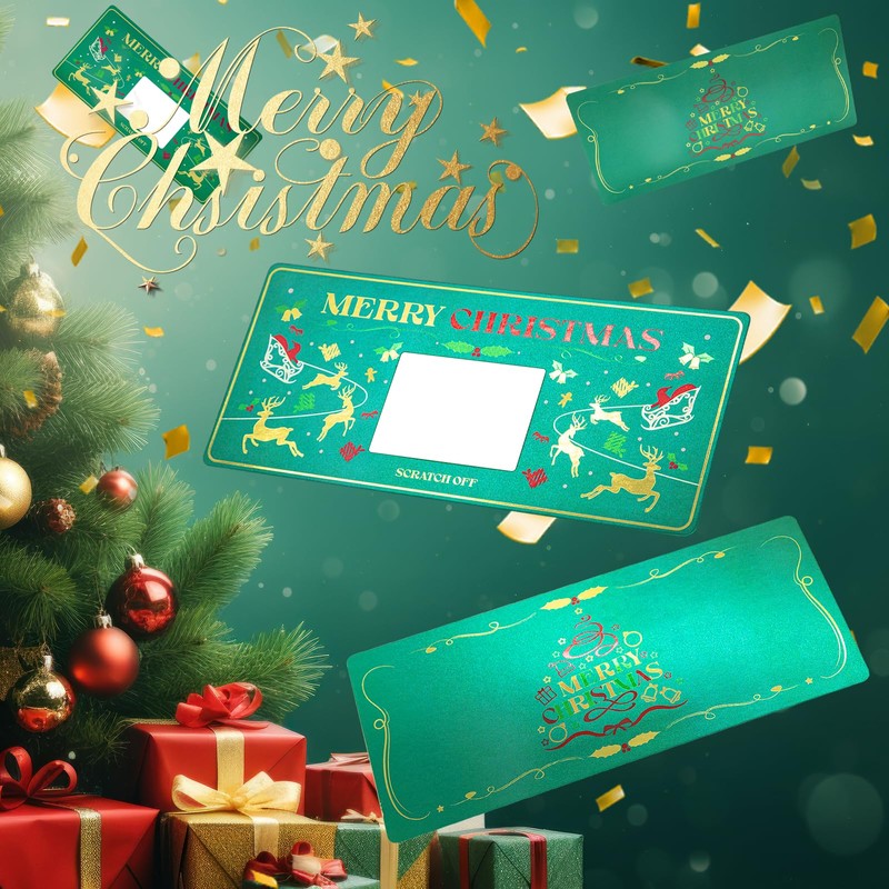 Teyomi 1 x Christmas Elk Scratch Card