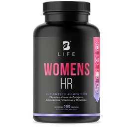 B Life Womens HR | Multivitamínico para el Cabello de la Mujer, 180 Cápsulas | 500 mg