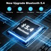 2026 Upgraded Bluetooth 5.4 Transmitter Receiver, 2-in-1 Airplane Bluetooth Adapter,