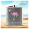 Stainless Steel Pink Flamingo Hip Flask