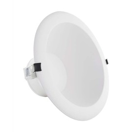 Satco CCT and Wattage Selectable LED Commercial Recessed Downlight, 6 Inches, White