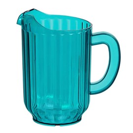 Choice 60 oz. SAN Plastic Beverage Pitcher (Turquoise)