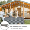 54"x108" Black and White Checkered Table Cloth Racing TableCloth Party