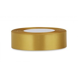 25 Yards / 23Meters of Satin Ribbon 12mm for Tying Gifts, Party, Sew, Wedding, Decorations, Crafts Apron, Dress, Events. Many Colours Buy Any 3 Colours & GET 1 Free (Gold)