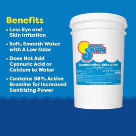 In The Swim Bromine Plus and Chlorine-Free Shock Bundle: Includes 3.5 Pound Bucket of Bromine Plus and 6 x 1 Pound Bags Chlorine-Free Shock - Effective Low Odor, Chlorine Alternative