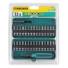 wolfcraft Bit Box 32 Pieces I 1388000 I High-Quality Metal