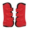 4pcs Horse Leg Guard PU Neoprene Front Hind Horse Tendon