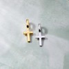 Pura Vida Harper Cross Charm - Color: Silver