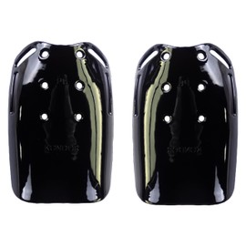 EnouTech Metatarsal Protector, Metatarsal Guard for Working Boots, Unisex Polycarbonate Shoe Cover for most Boots with Laces (1 Pair), Black