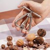 UZEXYO Heavy Duty Nut Cracker for All Nuts Black Walnut