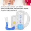 3000ml Spirometry Breathing Exerciser Lung Breathing Vital Capacity Training Tool