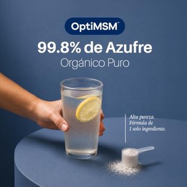 OptiMSM MSM de Alta Pureza, Apoyo a Tejidos Conectivos y Bienestar General, Sin Sabor, 500 g, 166 porciones                                           