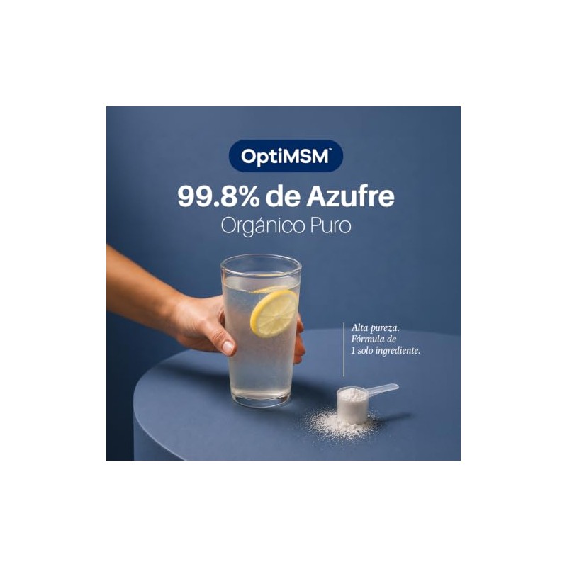 OptiMSM MSM de Alta Pureza, Apoyo a Tejidos Conectivos y
