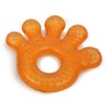 Teether Paws T1205 Orange BPA Free Teething Ring Teether 3