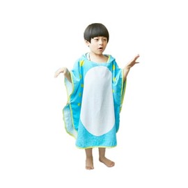 Bath Poncho Children's Poncho Beach Towels with Hood Girls Boys Bath Towel Babies Toddler Shower Towels Soft Absorbent Bathrobe Dinosaur Towel for Bath, Swimming, Pool, Beach and Holiday