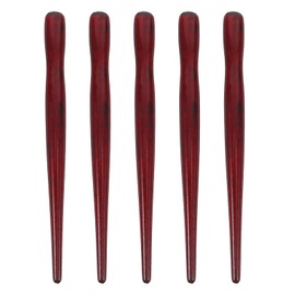 TEHAUX 5pcs Nibs Pen Holder, Dip Pen Set Comic Dip Speedball Wooden Pen Nibs Holder for Art Painting English Calligraphy