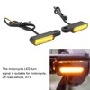 1 Pair Motorcycle LED Turn Signal Running Lights Retro Style