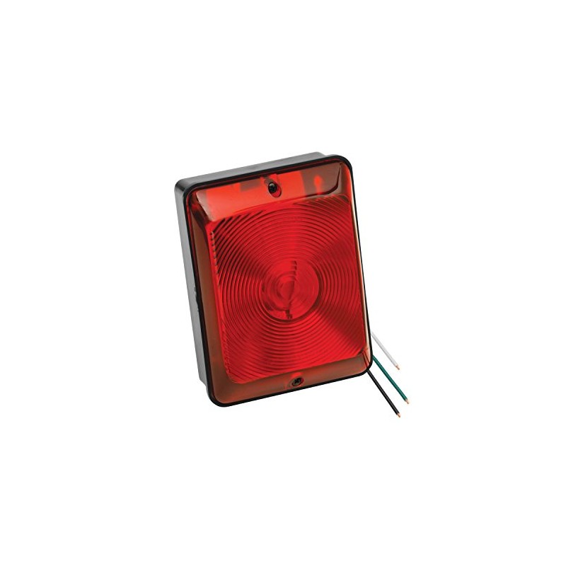 Bargman 31-86-101 Tail Light (Red Single with Stop/Tail/Turn - Black