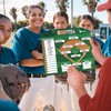 WISYOK Double-Sided Magnetic Baseball Lineup Board for Dugout, Includes 40