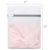 Muchfun 3Pcs Durable Honeycomb Mesh Laundry Bags for Delicates 9