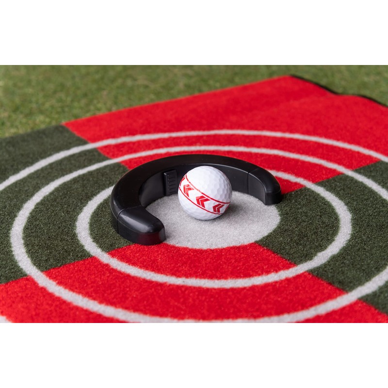 Pure2Improve Unisex's Practice Putting Cup Golf, Black, One Size