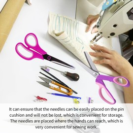 Pinking Shears for Fabric Cutting, Zig Zag Lace Scissors for Wig Sewing Dog-Tooth Serrated Scissors Miter Shears