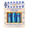 Nivea Sun Sport Bloqueador Solar 3/200ml C/u Fps50
