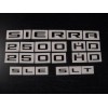 EmblemsPlus 2007-2018 GMC SIERRA 2500 HD Emblem Overlay Decal Letters