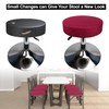 HuaLiSiJi Stool Covers Round 30-40cm/12-15.7" Round Bar Stool Covers, Luxurious