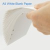 A5 Blank Refills Paper for Filofax Planner/Binders, 100 Sheets/200 Pages,