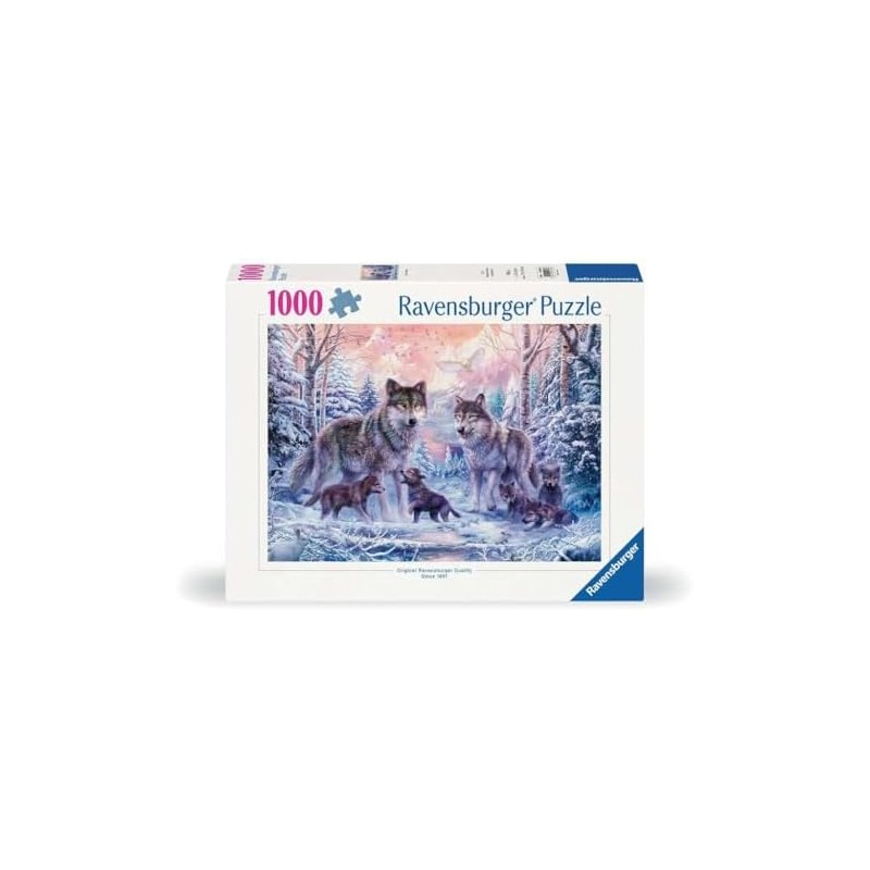 Ravensburger Puzle para Adultos de 1000 Piezas, diseño de Lobos