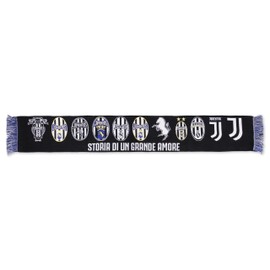 Juventus - Sciarpa Jacquard Loghi Storici, Prodotto Ufficiale