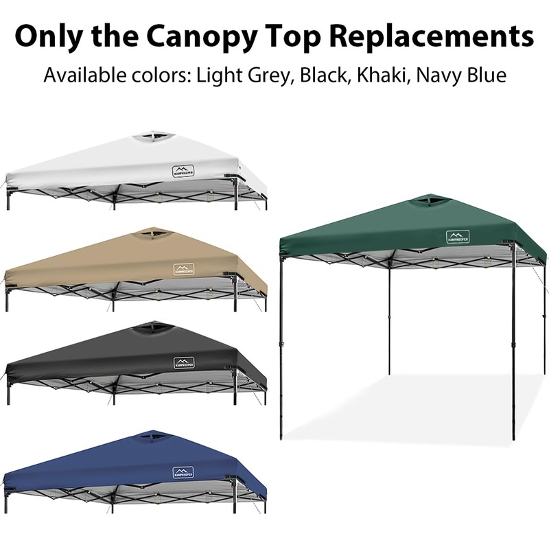 KAMPKEEPER Replacement Top Pop Up Canopy Tent Cover Roof with