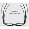 Classic Reading Glasses for Seniors - Stylish Black Frame with