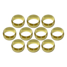 Brass Compression Fitting Ferrule Sleeve Tube Fitting (5/8" Tube OD) Air Condition Refrigeration- Anillo de Compresion Para Tuberia
