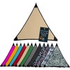 freigarten.de Awning Waterproof Sun Protection Garden with Attachments, Linen, 100%
