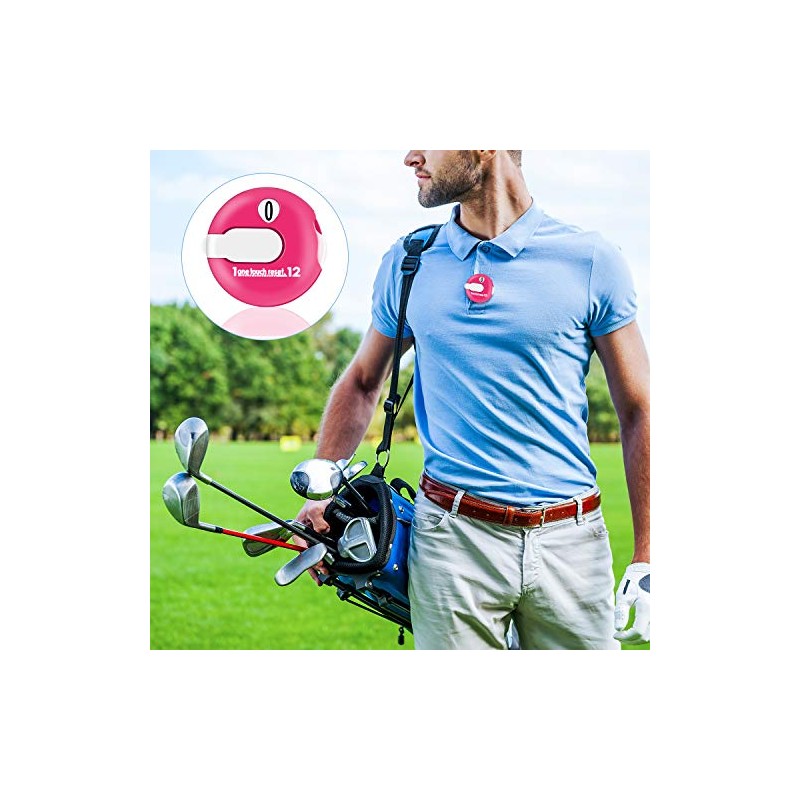 Frienda 6 Pack Golf Stroke Counter Clicker, Mini Score Counter,